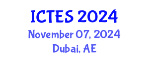 International Conference on Teaching and Education Sciences (ICTES) November 07, 2024 - Dubai, United Arab Emirates