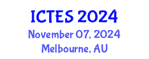 International Conference on Teaching and Education Sciences (ICTES) November 07, 2024 - Melbourne, Australia