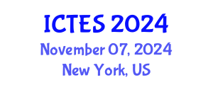 International Conference on Teaching and Education Sciences (ICTES) November 07, 2024 - New York, United States
