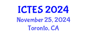 International Conference on Teaching and Education Sciences (ICTES) November 25, 2024 - Toronto, Canada