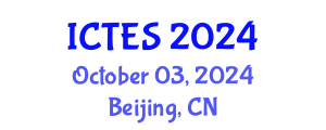 International Conference on Teaching and Education Sciences (ICTES) October 03, 2024 - Beijing, China