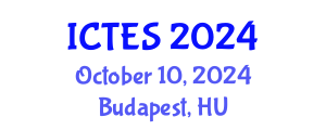 International Conference on Teaching and Education Sciences (ICTES) October 10, 2024 - Budapest, Hungary