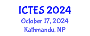 International Conference on Teaching and Education Sciences (ICTES) October 17, 2024 - Kathmandu, Nepal