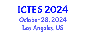 International Conference on Teaching and Education Sciences (ICTES) October 28, 2024 - Los Angeles, United States