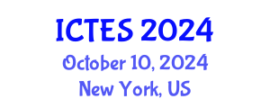 International Conference on Teaching and Education Sciences (ICTES) October 10, 2024 - New York, United States