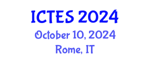 International Conference on Teaching and Education Sciences (ICTES) October 10, 2024 - Rome, Italy