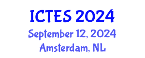 International Conference on Teaching and Education Sciences (ICTES) September 12, 2024 - Amsterdam, Netherlands