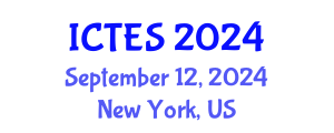 International Conference on Teaching and Education Sciences (ICTES) September 12, 2024 - New York, United States