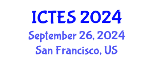 International Conference on Teaching and Education Sciences (ICTES) September 26, 2024 - San Francisco, United States