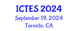 International Conference on Teaching and Education Sciences (ICTES) September 19, 2024 - Toronto, Canada