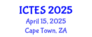 International Conference on Teaching and Education Sciences (ICTES) April 15, 2025 - Cape Town, South Africa
