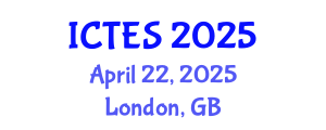 International Conference on Teaching and Education Sciences (ICTES) April 22, 2025 - London, United Kingdom