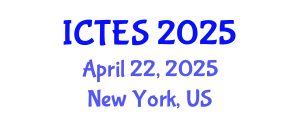International Conference on Teaching and Education Sciences (ICTES) April 22, 2025 - New York, United States