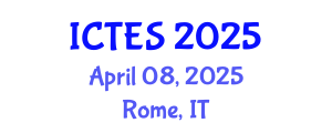 International Conference on Teaching and Education Sciences (ICTES) April 08, 2025 - Rome, Italy