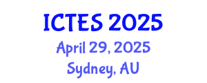 International Conference on Teaching and Education Sciences (ICTES) April 29, 2025 - Sydney, Australia