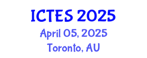 International Conference on Teaching and Education Sciences (ICTES) April 05, 2025 - Toronto, Australia