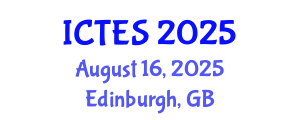 International Conference on Teaching and Education Sciences (ICTES) August 16, 2025 - Edinburgh, United Kingdom