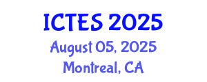 International Conference on Teaching and Education Sciences (ICTES) August 05, 2025 - Montreal, Canada