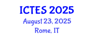International Conference on Teaching and Education Sciences (ICTES) August 23, 2025 - Rome, Italy