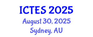 International Conference on Teaching and Education Sciences (ICTES) August 30, 2025 - Sydney, Australia