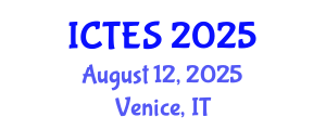 International Conference on Teaching and Education Sciences (ICTES) August 12, 2025 - Venice, Italy