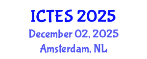 International Conference on Teaching and Education Sciences (ICTES) December 02, 2025 - Amsterdam, Netherlands