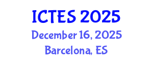 International Conference on Teaching and Education Sciences (ICTES) December 16, 2025 - Barcelona, Spain