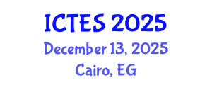 International Conference on Teaching and Education Sciences (ICTES) December 13, 2025 - Cairo, Egypt