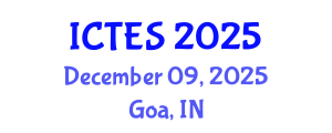 International Conference on Teaching and Education Sciences (ICTES) December 09, 2025 - Goa, India