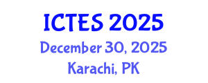 International Conference on Teaching and Education Sciences (ICTES) December 30, 2025 - Karachi, Pakistan
