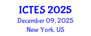 International Conference on Teaching and Education Sciences (ICTES) December 09, 2025 - New York, United States
