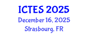 International Conference on Teaching and Education Sciences (ICTES) December 16, 2025 - Strasbourg, France
