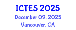 International Conference on Teaching and Education Sciences (ICTES) December 09, 2025 - Vancouver, Canada
