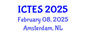 International Conference on Teaching and Education Sciences (ICTES) February 08, 2025 - Amsterdam, Netherlands