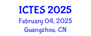 International Conference on Teaching and Education Sciences (ICTES) February 04, 2025 - Guangzhou, China