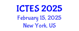 International Conference on Teaching and Education Sciences (ICTES) February 15, 2025 - New York, United States