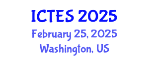 International Conference on Teaching and Education Sciences (ICTES) February 25, 2025 - Washington, United States