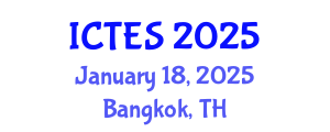 International Conference on Teaching and Education Sciences (ICTES) January 18, 2025 - Bangkok, Thailand