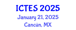 International Conference on Teaching and Education Sciences (ICTES) January 21, 2025 - Cancún, Mexico