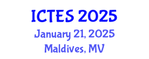 International Conference on Teaching and Education Sciences (ICTES) January 21, 2025 - Maldives, Maldives