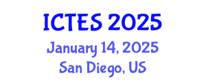 International Conference on Teaching and Education Sciences (ICTES) January 14, 2025 - San Diego, United States