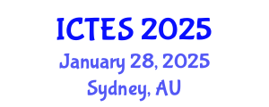International Conference on Teaching and Education Sciences (ICTES) January 28, 2025 - Sydney, Australia