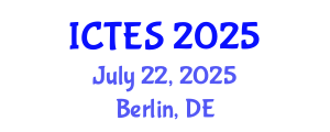 International Conference on Teaching and Education Sciences (ICTES) July 22, 2025 - Berlin, Germany