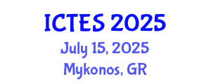 International Conference on Teaching and Education Sciences (ICTES) July 15, 2025 - Mykonos, Greece