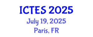 International Conference on Teaching and Education Sciences (ICTES) July 19, 2025 - Paris, France