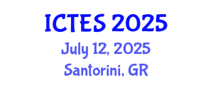 International Conference on Teaching and Education Sciences (ICTES) July 12, 2025 - Santorini, Greece