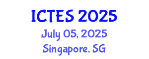 International Conference on Teaching and Education Sciences (ICTES) July 05, 2025 - Singapore, Singapore