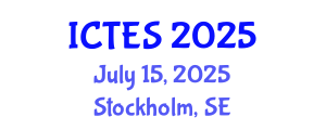 International Conference on Teaching and Education Sciences (ICTES) July 15, 2025 - Stockholm, Sweden