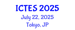 International Conference on Teaching and Education Sciences (ICTES) July 22, 2025 - Tokyo, Japan