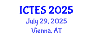 International Conference on Teaching and Education Sciences (ICTES) July 29, 2025 - Vienna, Austria